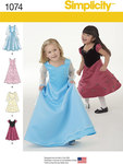 Toddlers and Childs Dress in Two Lengths Toddlers and Childs Dress in Two Lengths