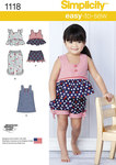 Toddlers Dress, Top and Cropped Trousers or Shorts Toddlers Dress, Top and Cropped Trousers or Shorts