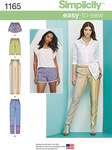 Misses Pull-on Trousers, Long or Short Shorts Misses Pull-on Trousers, Long or Short Shorts