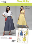 Misses Vintage Blouse, Skirt and Bra Top Misses Vintage Blouse, Skirt and Bra Top