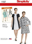 Misses´ Vintage Dress and Lined Coat Misses´ Vintage Dress and Lined Coat