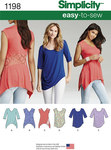 Misses´ Knit Tops in Two Styles Misses´ Knit Tops in Two Styles
