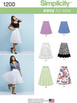 Misses´ 3/4 Circle Skirt with Length Variations Misses´ 3/4 Circle Skirt with Length Variations