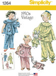 Child´s Vintage Pajamas and Stuffed Bunny with Pajamas Child´s Vintage Pajamas and Stuffed Bunny with Pajamas