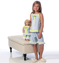 Girl and doll-dress and shorts Girl and doll-dress and shorts