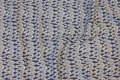 Thick jersey with wave pattern in blue and off white Thick jersey with wave pattern in blue and off white