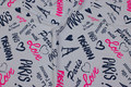 Light blue-grey cotton-jersey with paris-motifs Light blue-grey cotton-jersey with paris-motifs
