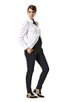 Maternity Pants, Ribbed Insert Maternity Pants, Ribbed Insert
