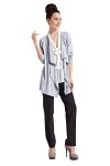 Jacket, Raglan Sleeves, Cascading Width Jacket, Raglan Sleeves, Cascading Width