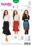Gored Skirt, Hem Flounces Gored Skirt, Hem Flounces