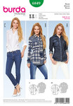 Blouse, Fitted Seams, Shoulder yoke Blouse, Fitted Seams, Shoulder yoke