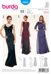 Evening Dress, Overdress, translucent Evening Dress, Overdress, translucent