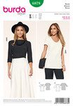 Blouse shirts, V-neck, flat neck Blouse shirts, V-neck, flat neck