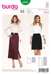 Skirt, Panel Seams, Slit Skirt, Panel Seams, Slit