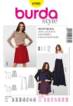 Pantskirt, wrap-effect, overskirt panel Pantskirt, wrap-effect, overskirt panel