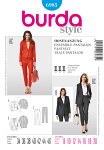 Suit with jacket with narrow lapels and pants Suit with jacket with narrow lapels and pants