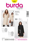 Coat, hood, standing collar Coat, hood, standing collar