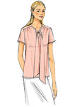 Gathered Tops and Tunics with Neck Ties Gathered Tops and Tunics with Neck Ties