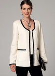 Open-Front Jackets with Patch Pockets Open-Front Jackets with Patch Pockets