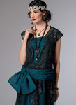 Drop-Waist Dress with Oversized Bow Drop-Waist Dress with Oversized Bow