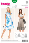 Skirt, bell-shaped, hem band Skirt, bell-shaped, hem band