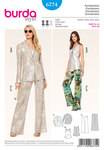 Jacket, shawl collar top & pants, side zipper Jacket, shawl collar top & pants, side zipper