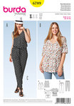 Blouse, V-neck, Pants, jammies-like Blouse, V-neck, Pants, jammies-like