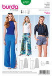 Pull-on pants, rounded slits, Boxershorts Pull-on pants, rounded slits, Boxershorts