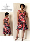 Pleated Dress with Sweetheart-Neckline - Tracy Reese Pleated Dress with Sweetheart-Neckline - Tracy Reese