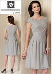 Cap Sleeve, Pleated-Skirt Dress - Anne Klein Cap Sleeve, Pleated-Skirt Dress - Anne Klein