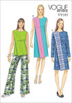 Diagonal-Overlay Top, Dresses and Straight-Leg Pants Diagonal-Overlay Top, Dresses and Straight-Leg Pants