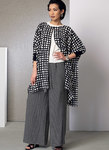 Ponchos, Back-Pleat Top, Shorts and Wide-Leg Wrap Pants Ponchos, Back-Pleat Top, Shorts and Wide-Leg Wrap Pants