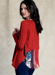 Asymmetrical-Hem, Back-Underlay Top - Marcy Tilton Asymmetrical-Hem, Back-Underlay Top - Marcy Tilton