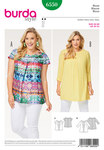 Blouse, Neckline Band, Pleats Blouse, Neckline Band, Pleats