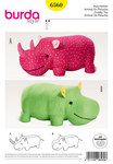 Stuffed Animals, Hippo, Rhino, XXL-Stuffed Animal Stuffed Animals, Hippo, Rhino, XXL-Stuffed Animal