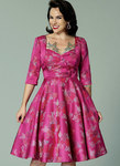 Sweetheart-Neckline, Full-Skirted Dress Sweetheart-Neckline, Full-Skirted Dress