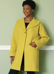 Drop-Shoulder, Shawl Collar Coat with In-Seam Pockets Drop-Shoulder, Shawl Collar Coat with In-Seam Pockets