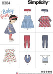 Babies´ Leggings, Top, Dress, Bibs and Headband Babies´ Leggings, Top, Dress, Bibs and Headband