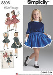 Child´s Vintage 1950s Dress and Lined Jacket Child´s Vintage 1950s Dress and Lined Jacket