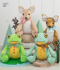 Stuffed Deer and Frog Stuffed Deer and Frog