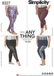 Knit Leggings with Length Variations Knit Leggings with Length Variations