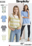 Knit Tops with Length and Trim Variations Knit Tops with Length and Trim Variations