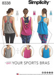 Knit Sports Tops with Back Variations Knit Sports Tops with Back Variations