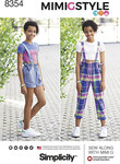 Plus overall, cropped knit tee by Mimi G Plus overall, cropped knit tee by Mimi G