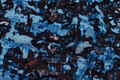 Blouse micro-polyester in blue and brown colors Blouse micro-polyester in blue and brown colors
