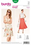 Gored Skirt with softly flowing hem Gored Skirt with softly flowing hem