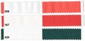 Texgard coated fabric for awnings in red and green. 20,02 Texgard coated fabric for awnings in red and green. 20,02