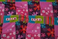 Beautiful sqaure-patterned cotton in pink, green, turqoise Beautiful sqaure-patterned cotton in pink, green, turqoise