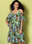 Sleeveless and Cold-Shoulder Tent Dresses Sleeveless and Cold-Shoulder Tent Dresses