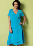 Wrap-Front Dresses with Overlays - Connie Crawford - Connie Crawford - Connie Crawford Wrap-Front Dresses with Overlays - Connie Crawford - Connie Crawford - Connie Crawford